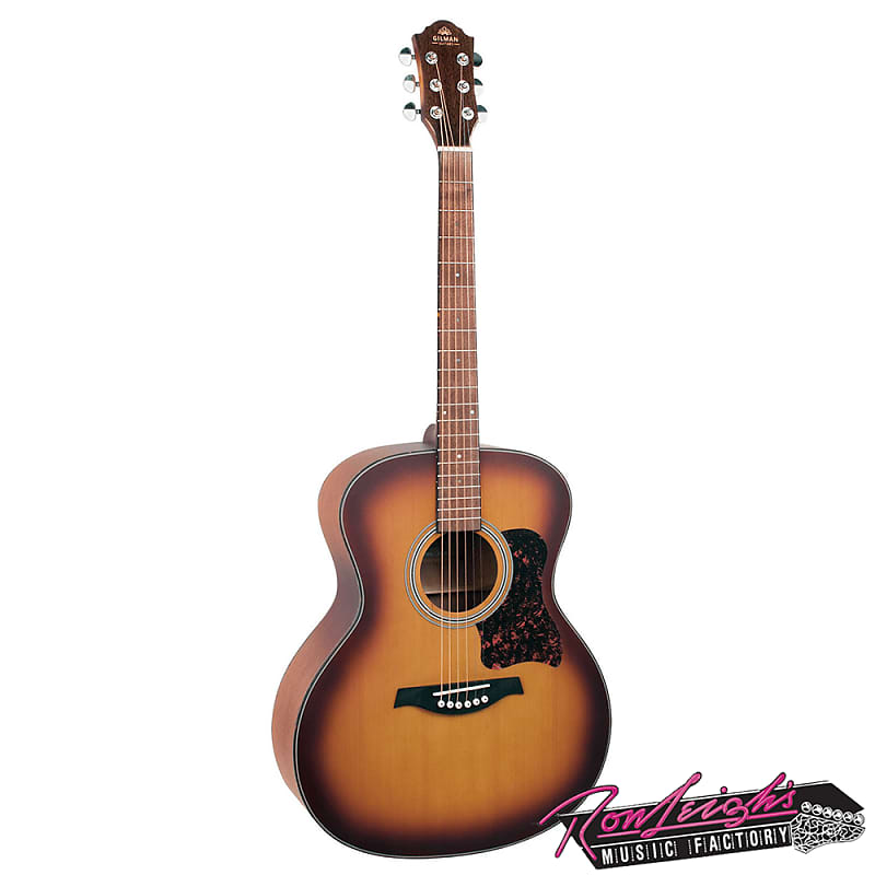 Gilman GA12TS Grand Auditorium Cedar Top Acoustic Guitar in Sunburst Satin image 1