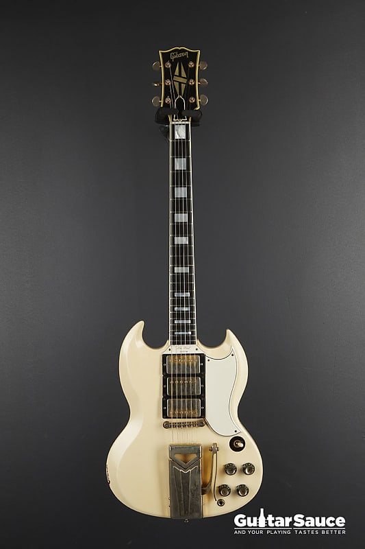Gibson Les Paul (SG) Custom with Sideways Vibrola 1961 - 1962 | Reverb