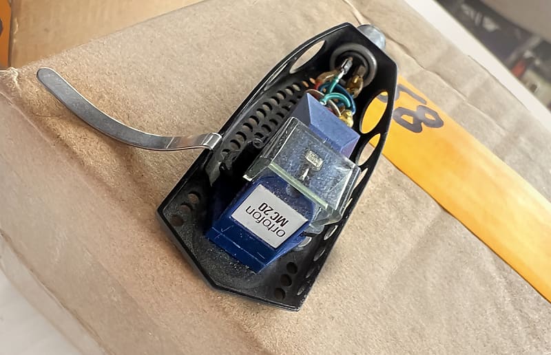 Ortofon MC20 Phono Cartridge mounted on SME shell  TESTED Very Good  			