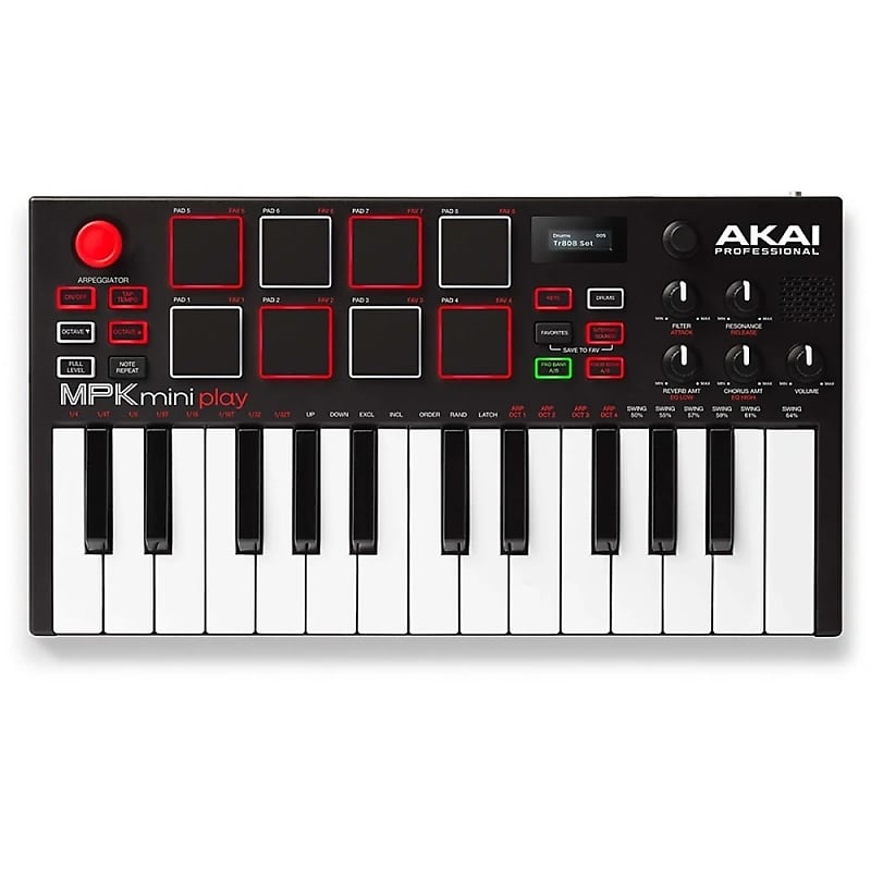 Akai MPK Mini Play Portable 25-Key MIDI Controller image 1