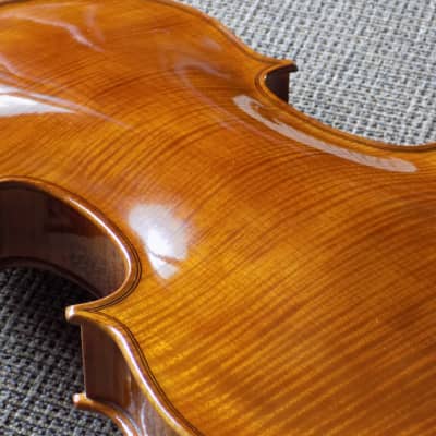 Handmade Soloist level Violin, 2022 Dark Brown, Built in USA by Crow Creek Fiddles image 15