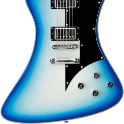 Hagstrom Fantomen Limited Edition Silver Blue Burst image 1