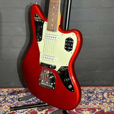 + Video Fender 1965 Candy Apple Red Matching Headstock With Neck Binding Guitarsmith Custom Guitar image 6