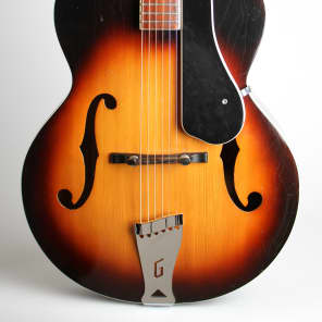 Gretsch  PX-6104 Corsair Arch Top Acoustic Guitar (1958), ser. #27035, original grey two-tone hard shell case. image 3