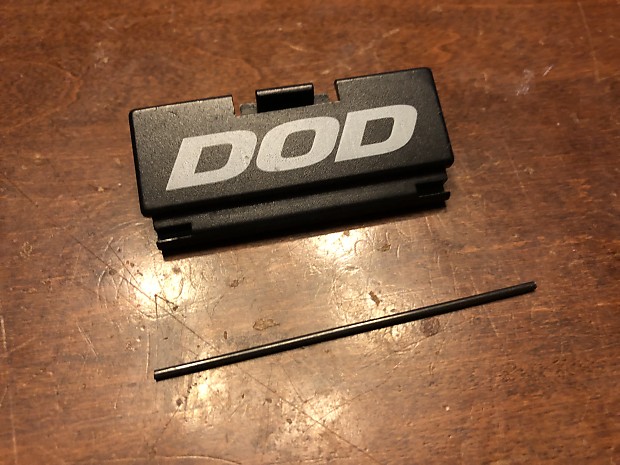 DOD Battery door cover (later years) 1998 (White logo) vintage parts replacement image 1