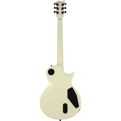 ESP LTD EC-401 Left Handed Single Cutaway Electric Guitar, Olympic White image 2