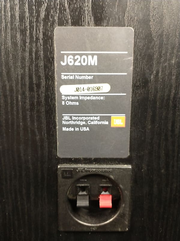 N2339 JBL 【J620M】 音響機器 N2339 JBL 【J620M】 音響機器 JBL J620Mの仕様