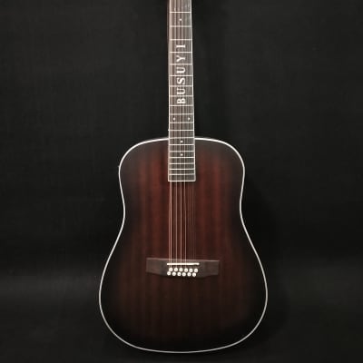 12/6 Strings Acoustic Double Neck, Double Sided Busuyi Double Neck Guitar, Travel Acoustic Guitar image 2