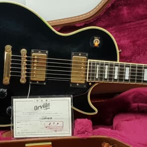 Orville by Gibson Les Paul Custom 1993 Black All Mahogany 57 EB Black Beauty  MIJ CIJ Made In Japan | Reverb