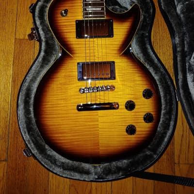 Epiphone Les Paul Prototype 2009s Vintage Sunburst Flame Maple Cap Real Maple Top 1 Of 1 Rare Only One To Exist Made In Unsung Plant Korea image 2