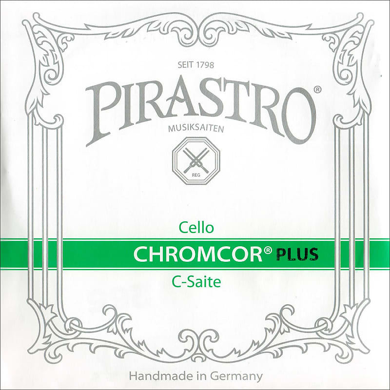 Pirastro Pirastro Chromcor Plus 4/4 Cello C String - Chromesteel/Steel - Medium Gauge image 1