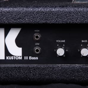 Kustom iii bass head sale