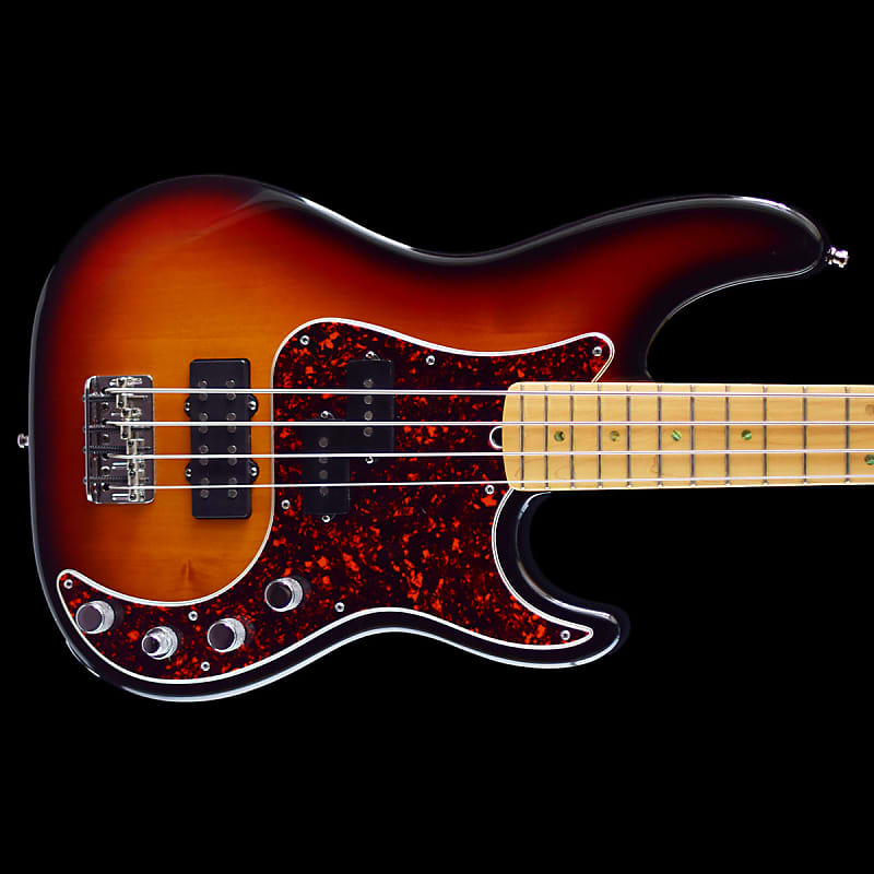 Fender American Deluxe Precision Bass 2002 - 3 Tone Sunburst | Reverb