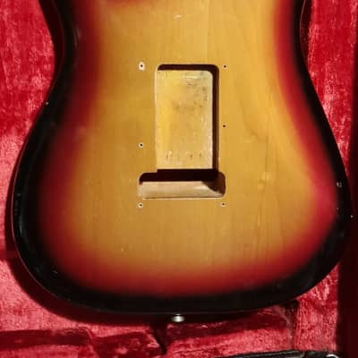Fender Stratocaster 1963 Body sunburst factory refin image 12