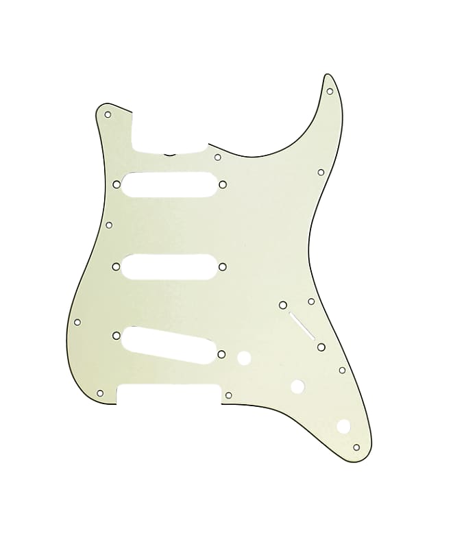 Fender 11-Hole '60s Vintage-Style Stratocaster S/S/S Pickguard  Mint Green 0991343000 image 1