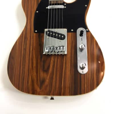 Haze 01M 830C Solid Body Light-Weight Electric Guitar, SS, Cocobolo Top +Gig Bag image 3