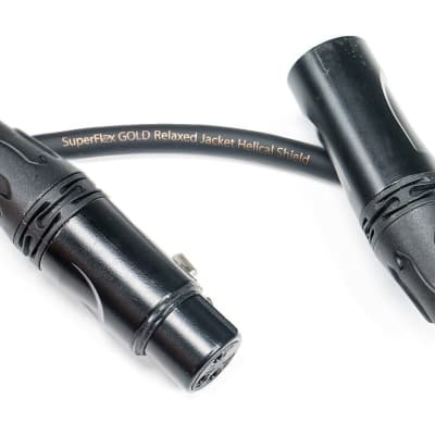 30 SuperFlex Gold 30' ft Premium XLR Microphone Cables - Gold Contacts image 3