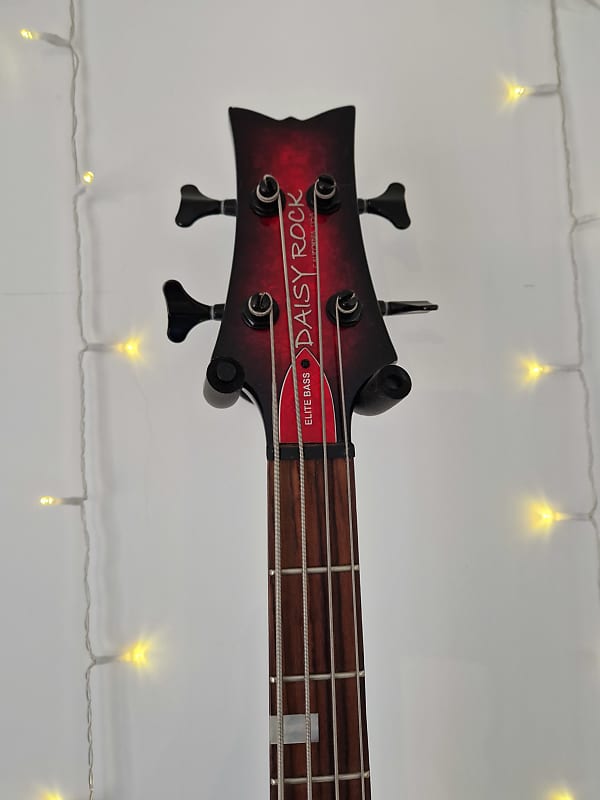 Daisy Rock Stardust Elite Bass 2000s - Red Rocker | Reverb