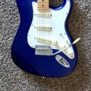 Fender American Series Stratocaster mystic blue electric guitar ohsc made in the usa  2012 Mystic bl