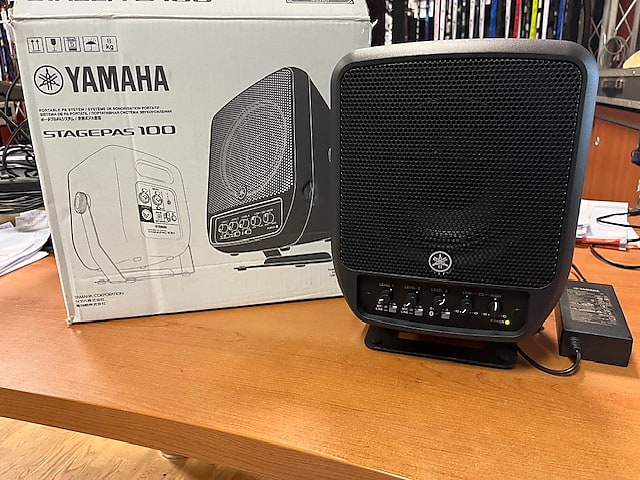 Yamaha Stagepas 100 Portable PA System 2023 - Present - Black image 1
