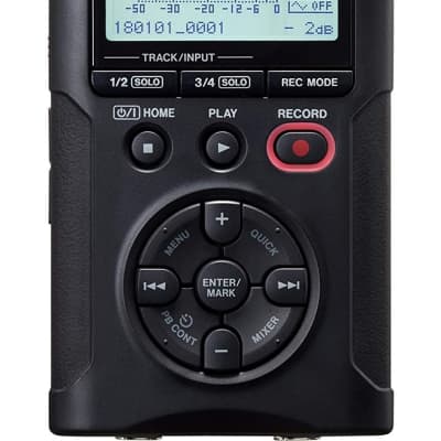 Tascam DR-40X Four-Track Digital Audio Recorder and USB Audio Interface, Black image 8