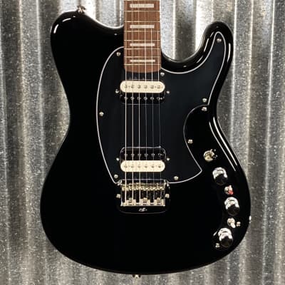 G&L USA CLF Research Espada HH Passive Jet Black Guitar & Bag #7024 Used for sale