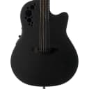 Ovation Elite TX Super Shallow Acoustic Electric Guitar - Black