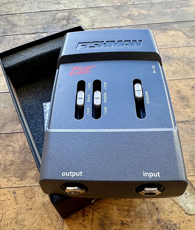 ベース FISHMAN B-II Fishman BII B2 Acoustic Bass Preamp NOS | Reverb