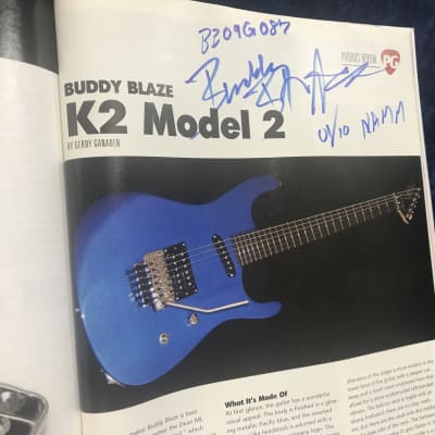 Buddy Blaze K2 Model Pacific Blue Metallic 2009 image 15