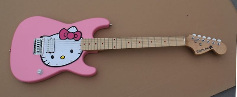 Fishbone hello store kitty guitar