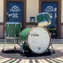 Sonor SQ1 3pc Shell Pack - Roadster Green w/ walnut hoops