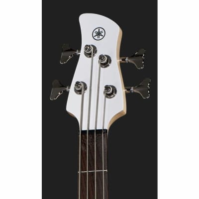 Yamaha TRBX304 4-String Electric Bass Guitar - White image 6