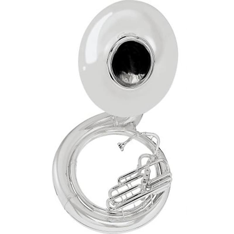 Conn 20KSPW Sousaphone - Brass - Background Brass, Silver-Plated, W Case image 1