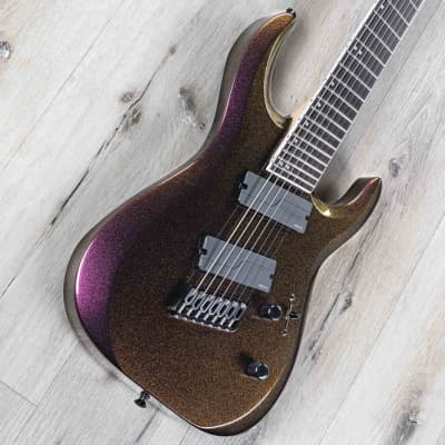Jackson Pro Series Dinky DK Modern HT7 MS 7-String Guitar, Ebony, Eureka Mist image 2