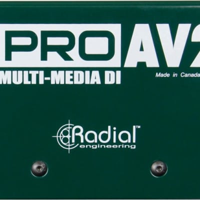 Radial ProAV2 Passive Stereo Multimedia DI Box image 1