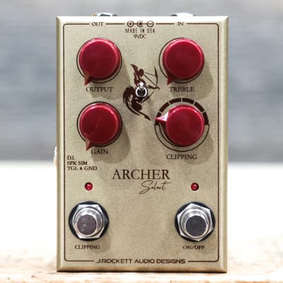 J. Rockett Audio Designs Archer Select 7 Diodes DI Output Overdrive Effect Pedal for sale