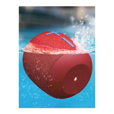 Ultimate Ears WONDERBOOM 2 Portable Waterproof Bluetooth Speaker (Radical Red) with Wall Shelf and Wall Plug Bundle image 10