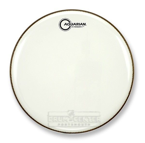 Aquarian HiFrequency Drumhead 08 White Reverb