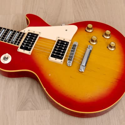 1977 Greco EG700 Standard Vintage Electric Guitar Cherry Sunburst, Japan Fujigen image 9