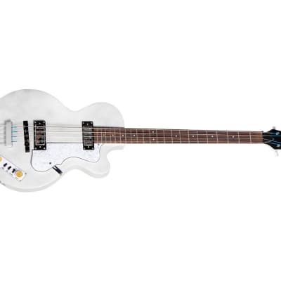 Hofner Pro Edition Club Bass Guitar - Pearl White image 4