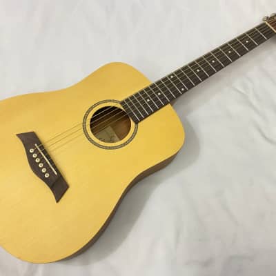 S.yairi YM-02 BLK mahogany Mini acoustic guitar Satin / Black | Reverb