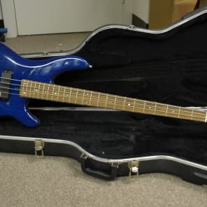 Yamaha TRB-4 II Bass Guitar Translucent Blue Burst image 2