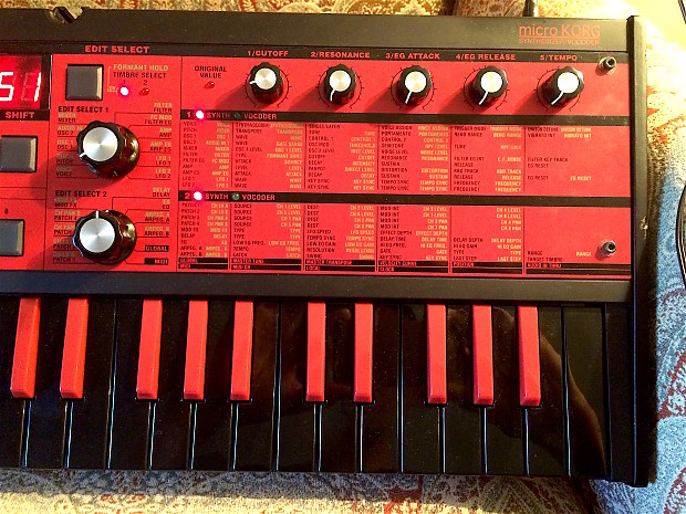 Korg Limited Edition Red & Black MicroKorg