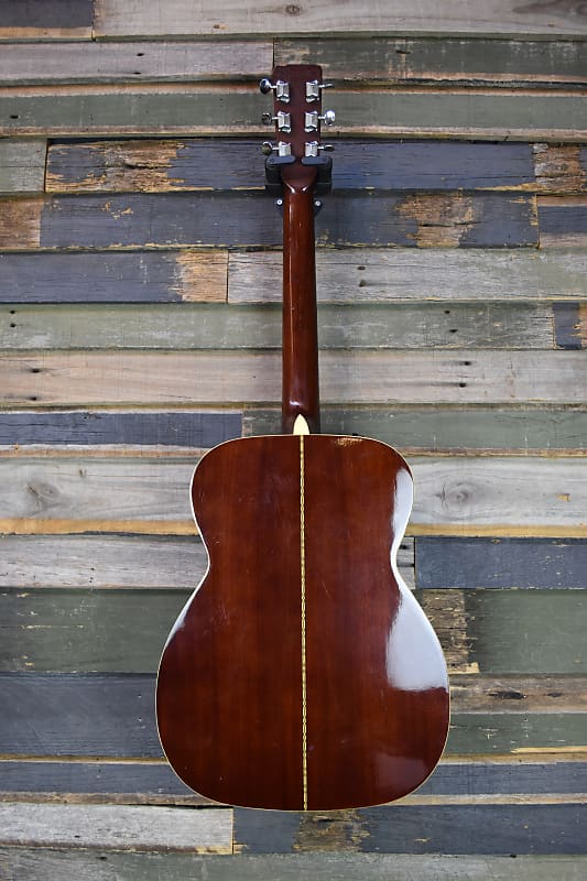 Morris FD-15 OM Acoustic Guitar 1974 Natural | Reverb