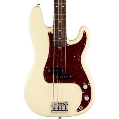 Fender American Professional II Precision Bass, Rosewood Fingerboard, Olympic White for sale