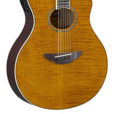 Yamaha APX600FM Acoustic-Electric Guitar - Flame Maple Amber image 1