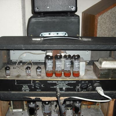 Carlsbro 100 PA Reverb electric guitar valve amplifier tube amp head image 3