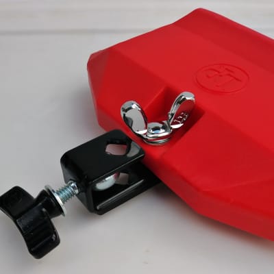 Latin Percussion LP1207 High-Pitched Jam Block with Bracket 2010s - Red image 3