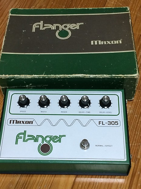 RARE 70s Maxon FL-305 Flanger with box Ibanez | Reverb