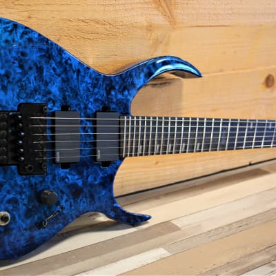 Ormsby RC-One 6 String Rusty Cooley Sig. Blue Marblizer | Reverb UK